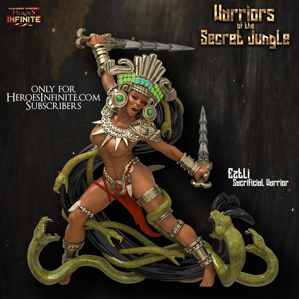 P站图纸印象馆 密林之战士 密林之战士