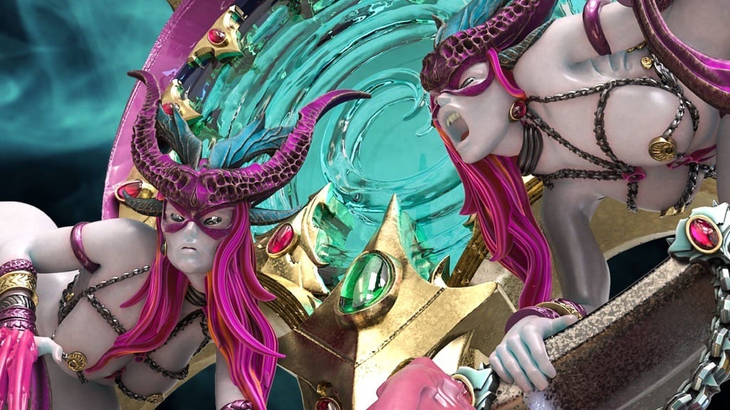 P站图纸印象馆 黑暗精灵与欲望恶魔 黑暗精灵与欲望恶魔