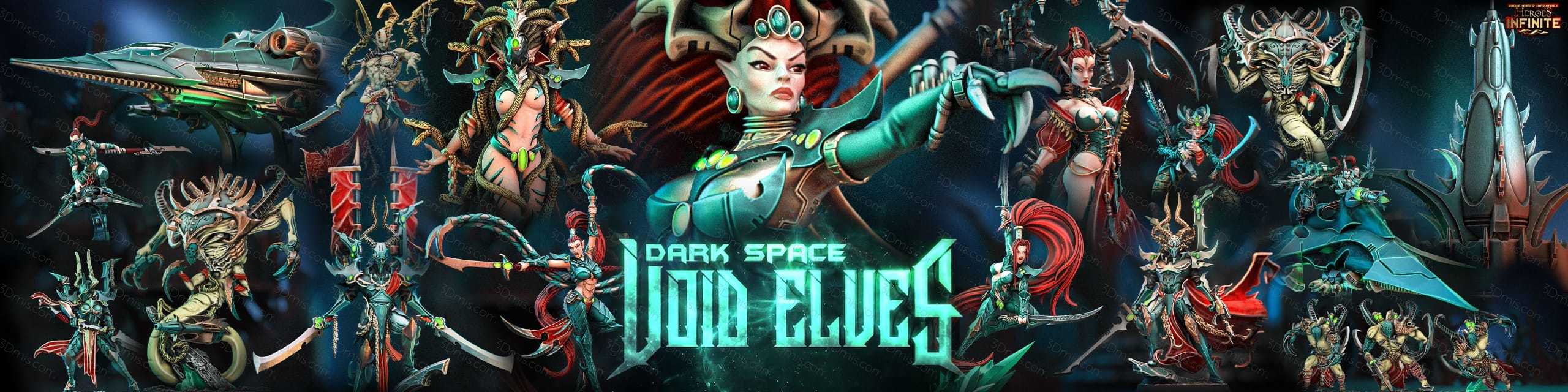 P站图纸印象馆 黑暗空间虚空精灵 黑暗空间虚空精灵