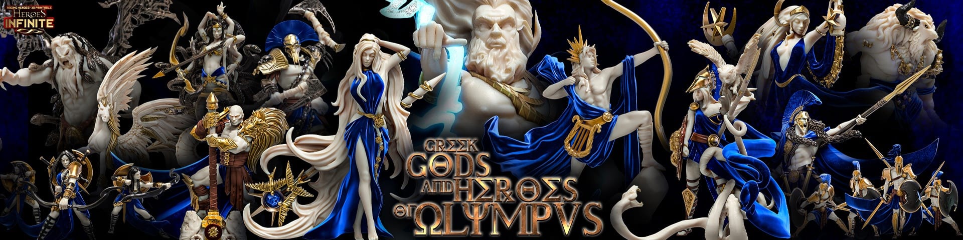 P站图纸印象馆 希腊神与奥林匹斯英雄战士 希腊神与奥林匹斯英雄战士