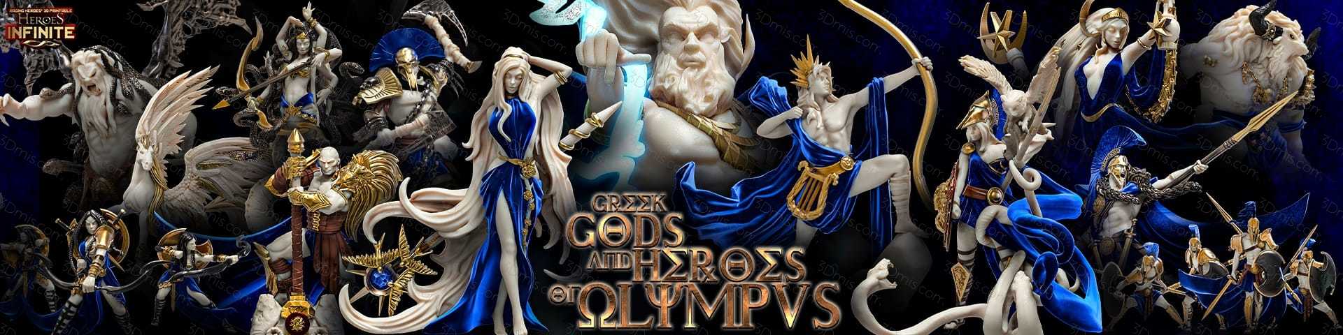 P站图纸印象馆 希腊神与奥林匹斯英雄战士 希腊神与奥林匹斯英雄战士