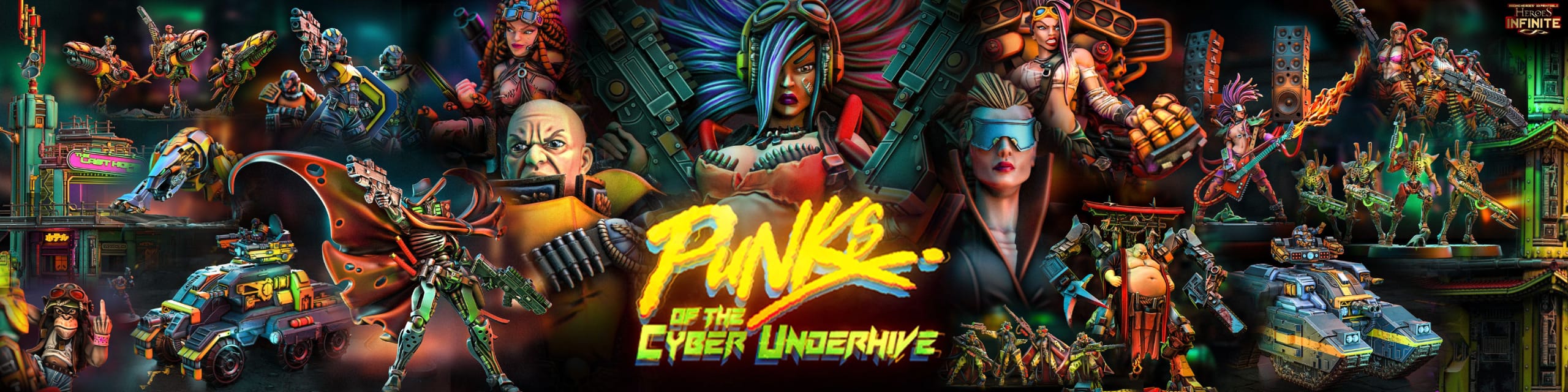 P站图纸印象馆 赛博地底的朋克 赛博地底的朋克