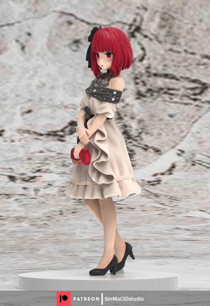 P站图纸印象馆 Sin3Dstudio 我推的孩子 有马加奈 Sin3Dstudio 我推的孩子 有马加奈