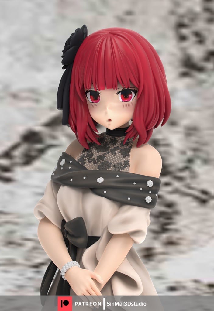 P站图纸印象馆 Sin3Dstudio 我推的孩子 有马加奈 Sin3Dstudio 我推的孩子 有马加奈