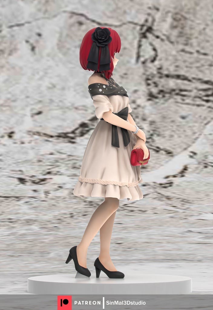 P站图纸印象馆 Sin3Dstudio 我推的孩子 有马加奈 Sin3Dstudio 我推的孩子 有马加奈