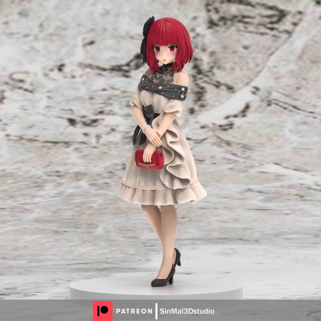 P站图纸印象馆 Sin3Dstudio 我推的孩子 有马加奈 Sin3Dstudio 我推的孩子 有马加奈