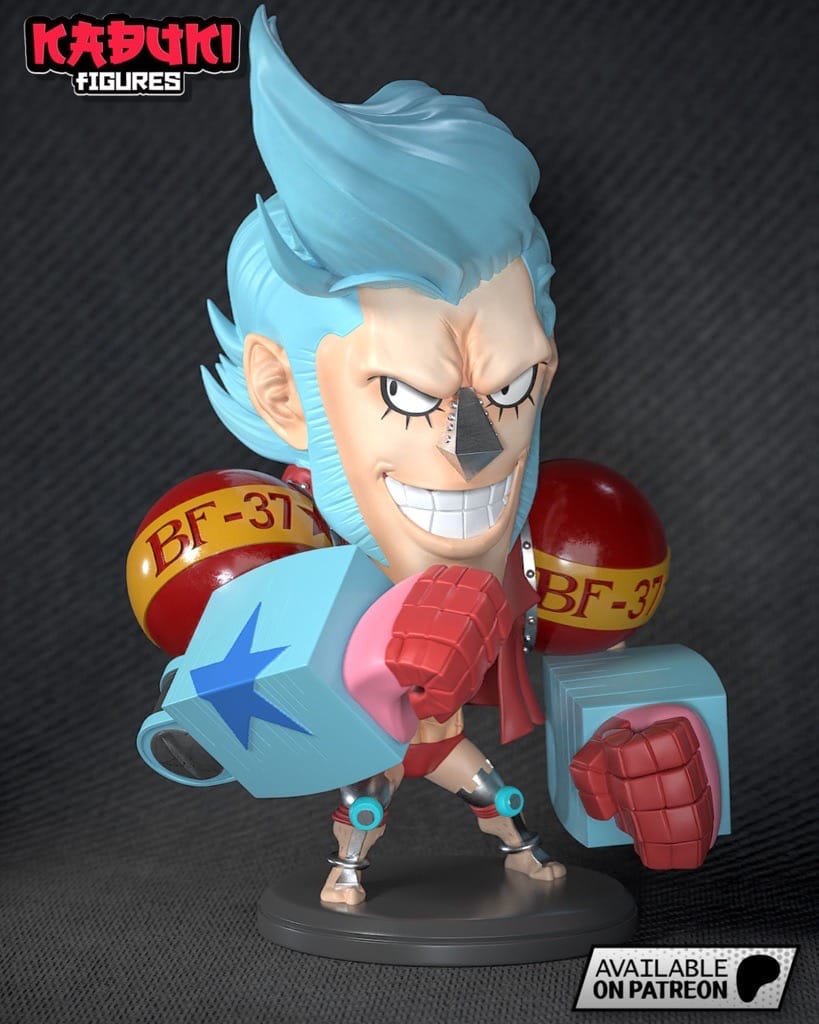 P站图纸印象馆 Kabuki 海贼王 弗兰克 Kabuki 海贼王 弗兰克