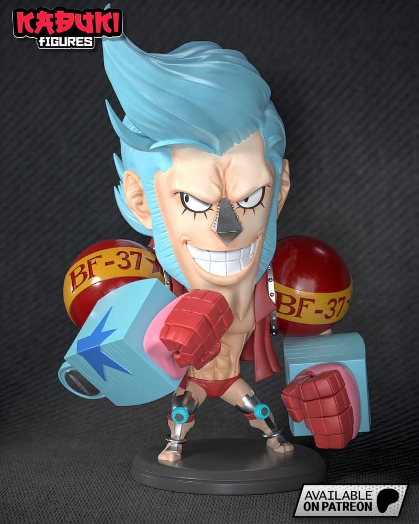 P站图纸印象馆 Kabuki 海贼王 弗兰克 Kabuki 海贼王 弗兰克