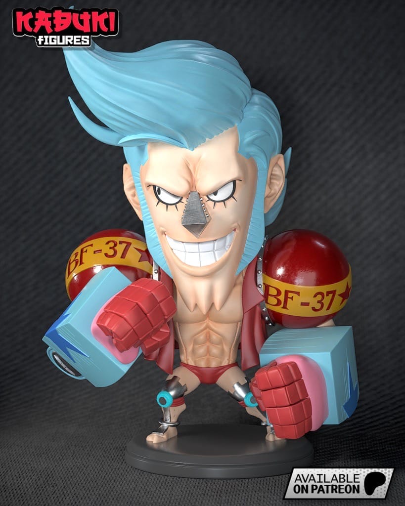 P站图纸印象馆 Kabuki 海贼王 弗兰克 Kabuki 海贼王 弗兰克