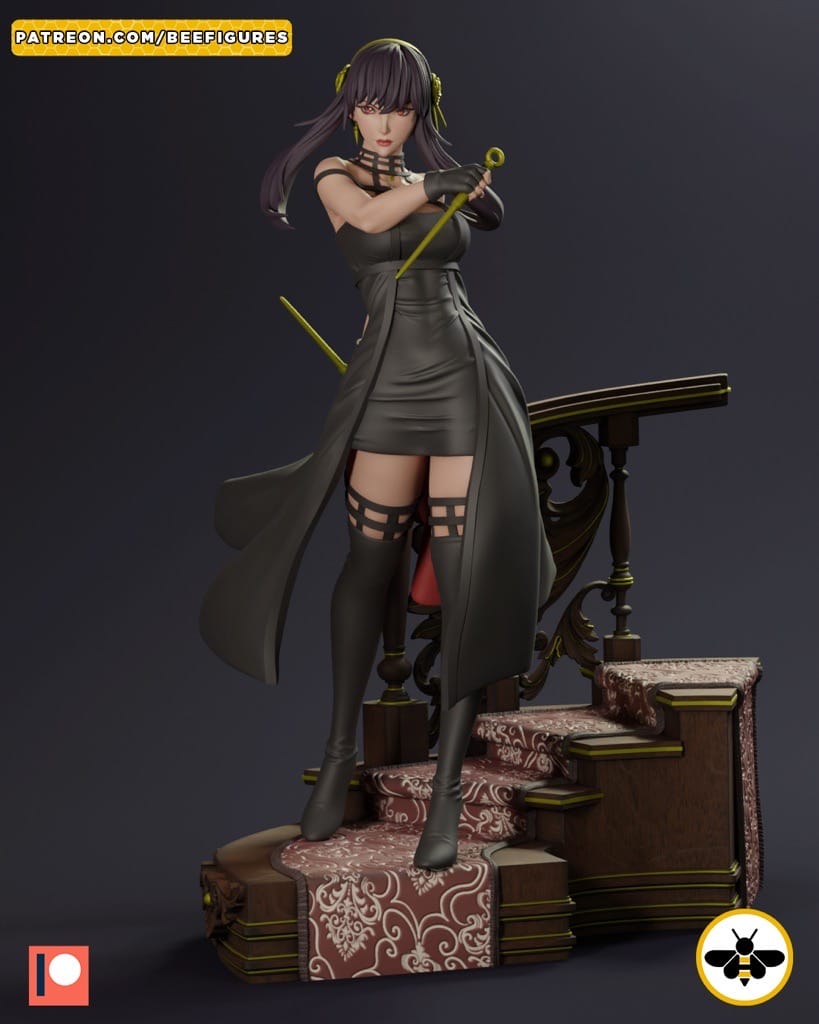 P站图纸印象馆 Bee Figures 间谍过家家 约尔·福杰 Bee Figures 间谍过家家 约尔·福杰