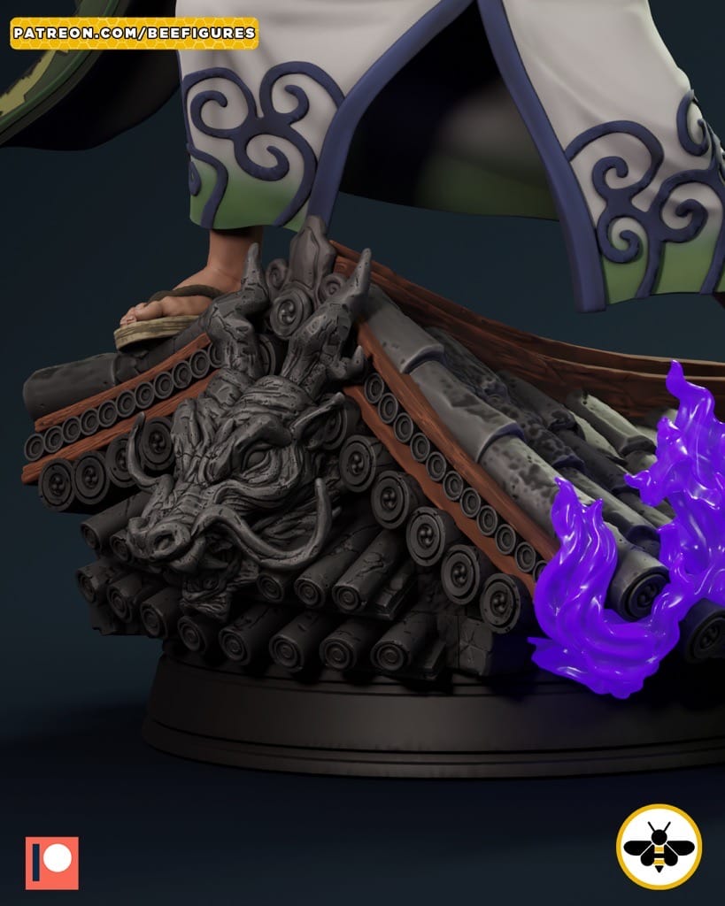 P站图纸印象馆 Bee Figures 海贼王 罗罗诺亚·索隆 Bee Figures 海贼王 罗罗诺亚·索隆