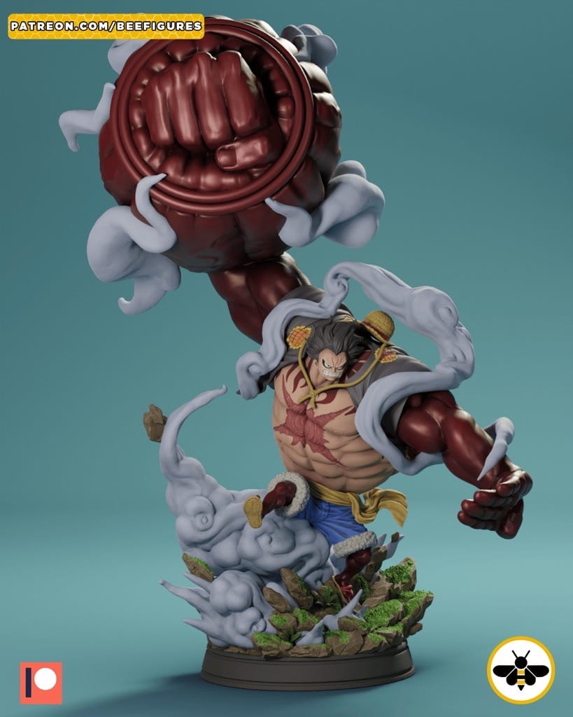 P站图纸印象馆 Bee Figures 海贼王 路飞 Bee Figures 海贼王 路飞