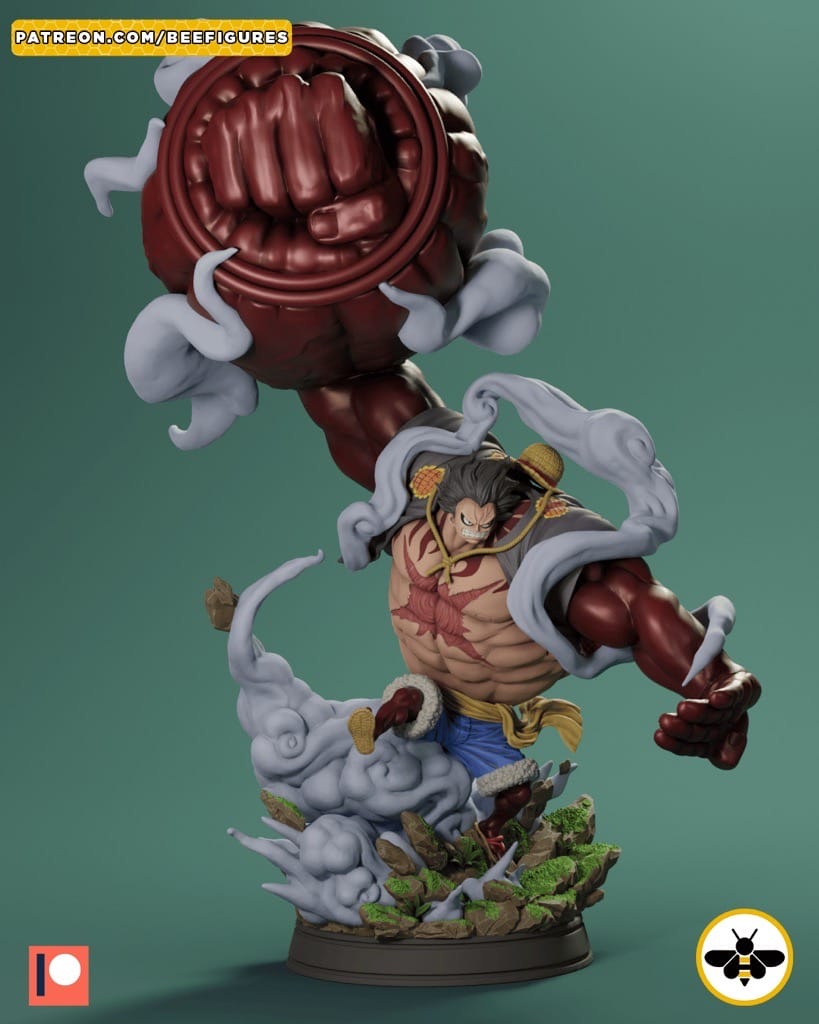 P站图纸印象馆 Bee Figures 海贼王 路飞 Bee Figures 海贼王 路飞