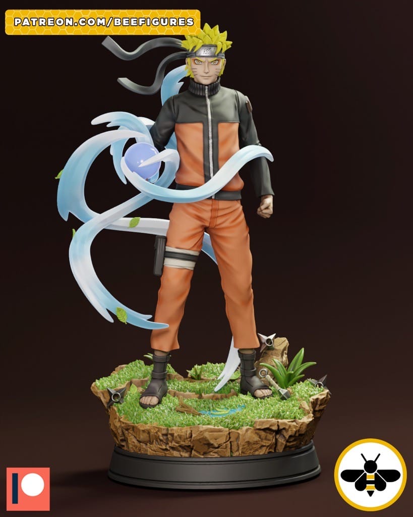 P站图纸印象馆 Bee Figures 火影忍者 漩涡鸣人 Bee Figures 火影忍者 漩涡鸣人