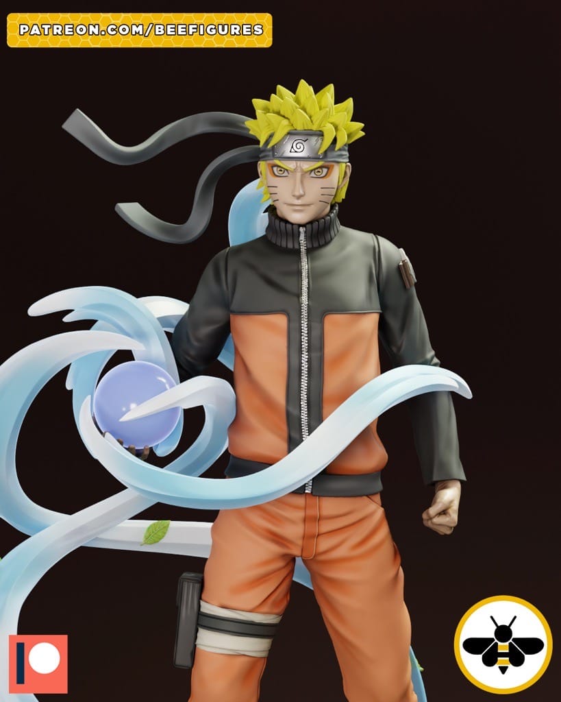 P站图纸印象馆 Bee Figures 火影忍者 漩涡鸣人 Bee Figures 火影忍者 漩涡鸣人
