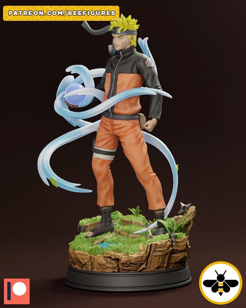 P站图纸印象馆 Bee Figures 火影忍者 漩涡鸣人 Bee Figures 火影忍者 漩涡鸣人