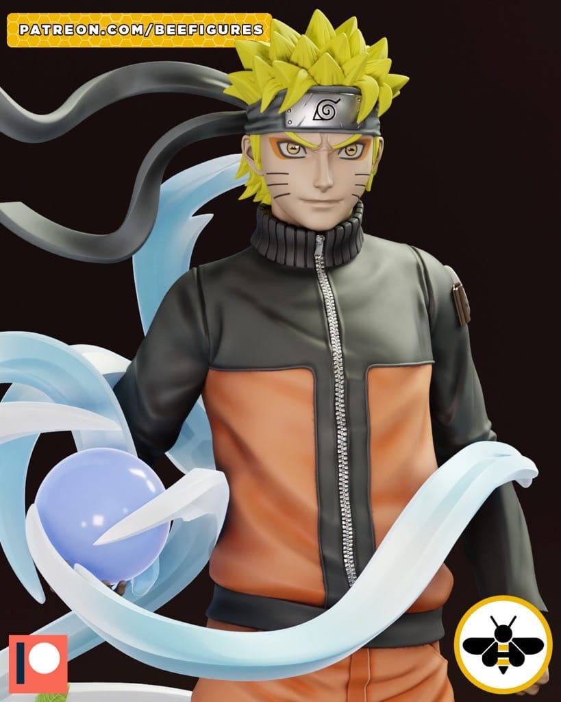 P站图纸印象馆 Bee Figures 火影忍者 漩涡鸣人 Bee Figures 火影忍者 漩涡鸣人