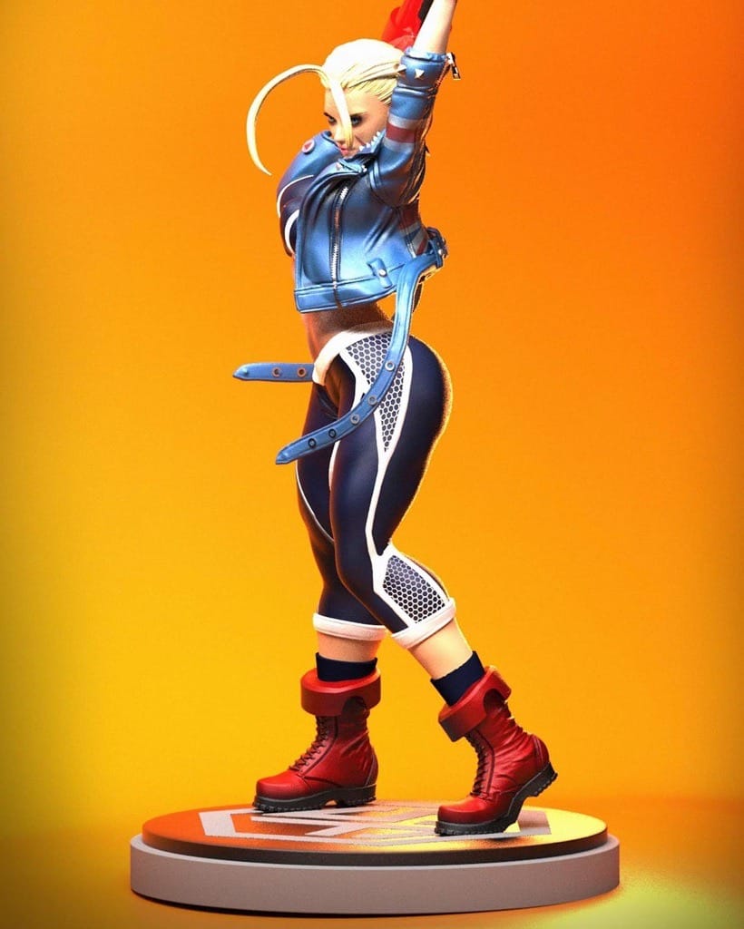 P站图纸印象馆 Soarez3D 街头霸王 嘉米 Soarez3D 街头霸王 嘉米