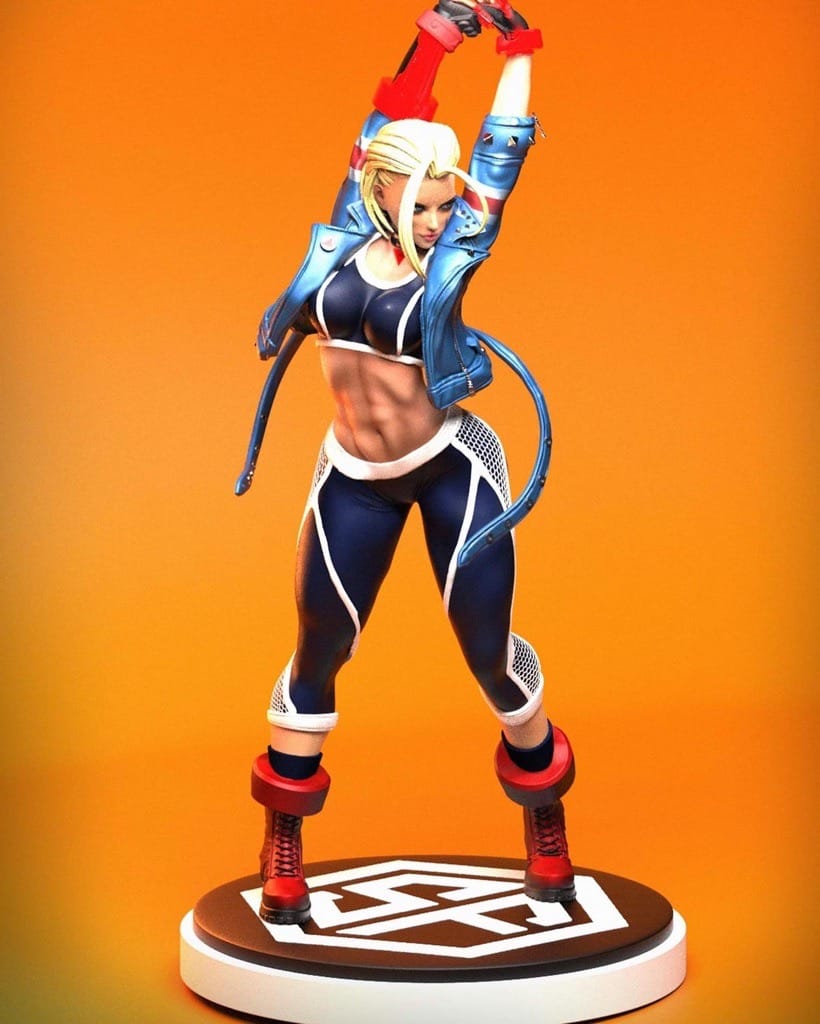 P站图纸印象馆 Soarez3D 街头霸王 嘉米 Soarez3D 街头霸王 嘉米