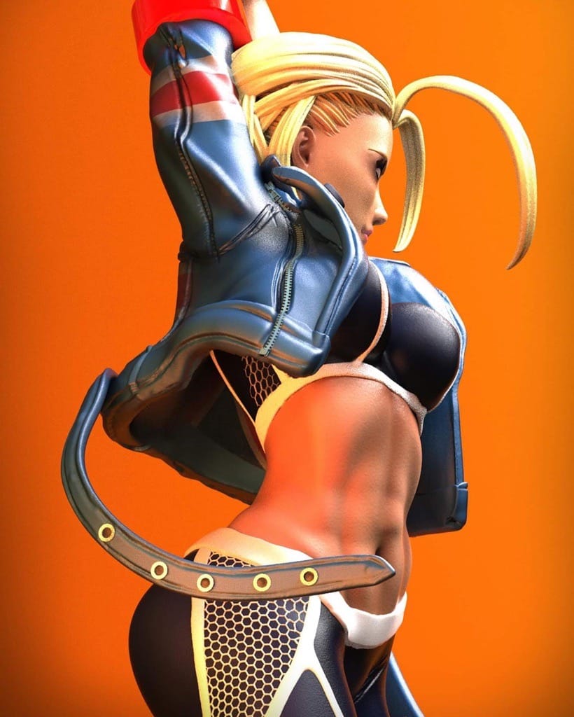 P站图纸印象馆 Soarez3D 街头霸王 嘉米 Soarez3D 街头霸王 嘉米