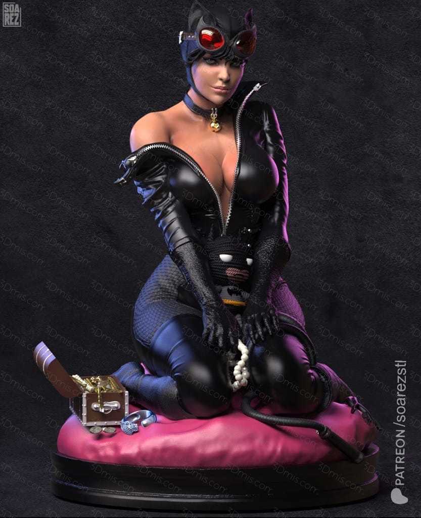 P站图纸印象馆 Soarez3D DC漫画 猫女 Soarez3D DC漫画 猫女