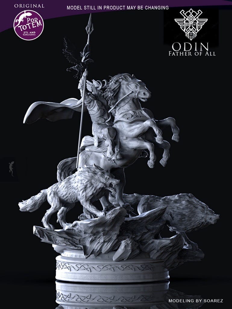 P站图纸印象馆 Soarez3D 奥丁之父 Soarez3D 奥丁之父