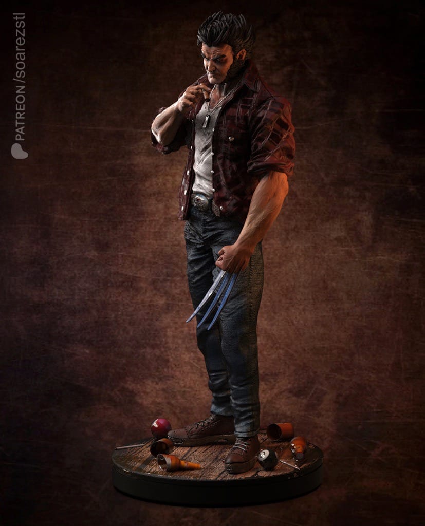 P站图纸印象馆 Soarez3D 漫威 金钢狼洛根 Soarez3D 漫威 金钢狼洛根