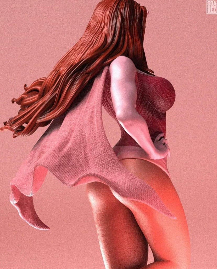 P站图纸印象馆 Soarez3D 无敌少侠 原子女侠伊芙 Soarez3D 无敌少侠 原子女侠伊芙