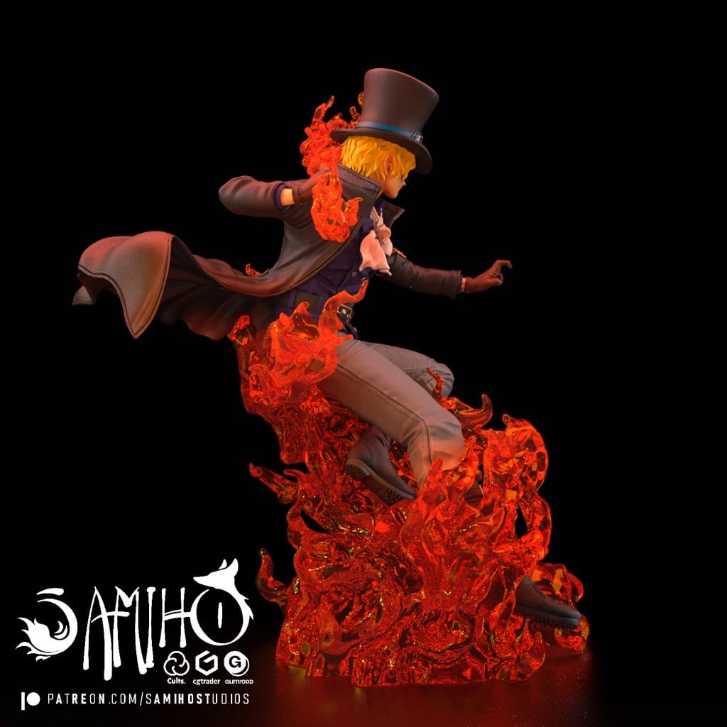 P站图纸印象馆 Samiho 海贼王 萨博 Samiho 海贼王 萨博