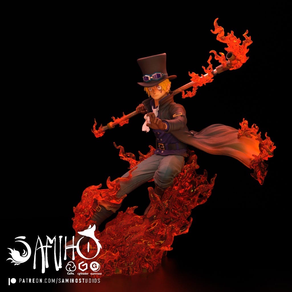 P站图纸印象馆 Samiho 海贼王 萨博 Samiho 海贼王 萨博