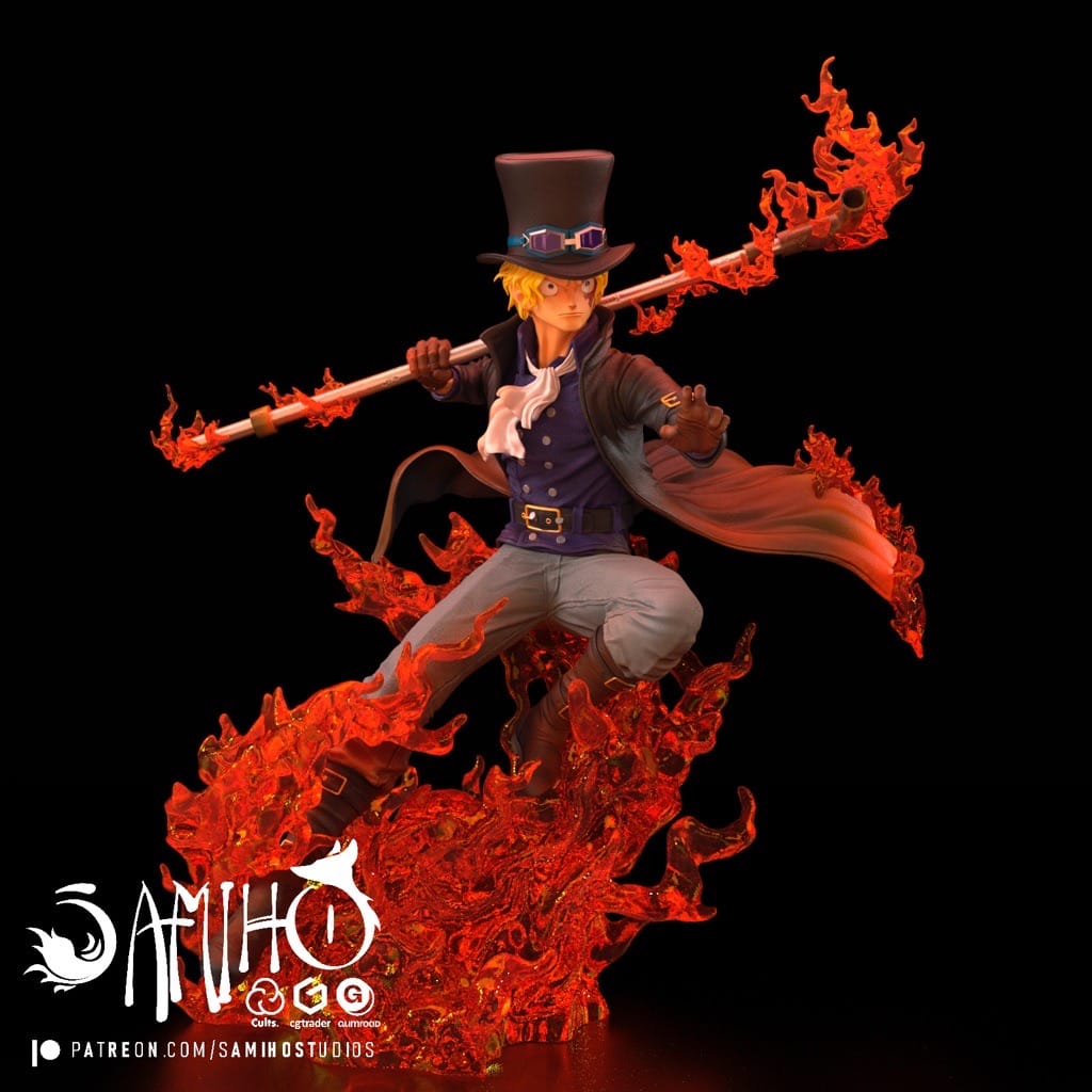 P站图纸印象馆 Samiho 海贼王 萨博 Samiho 海贼王 萨博