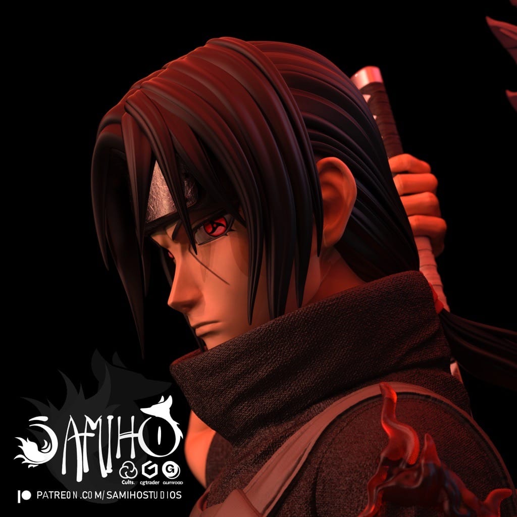 P站图纸印象馆 Samiho 火影忍者 宇智波鼬 Samiho 火影忍者 宇智波鼬