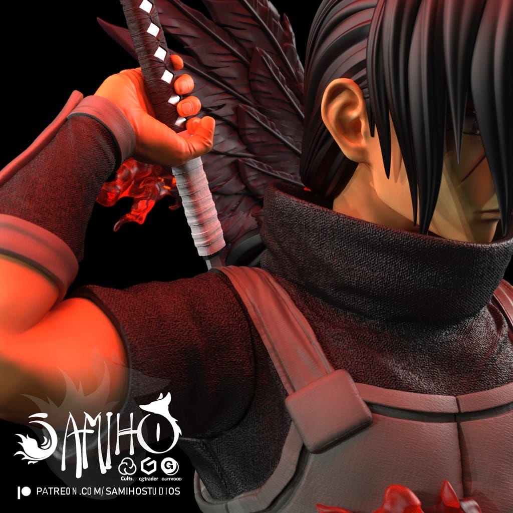 P站图纸印象馆 Samiho 火影忍者 宇智波鼬 Samiho 火影忍者 宇智波鼬