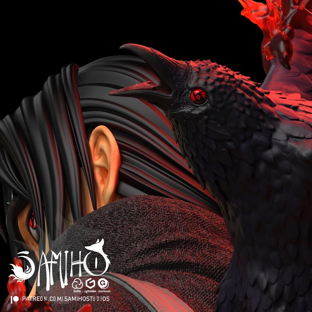 P站图纸印象馆 Samiho 火影忍者 宇智波鼬 Samiho 火影忍者 宇智波鼬