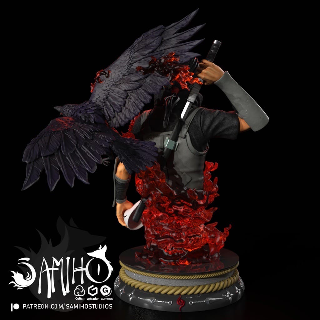 P站图纸印象馆 Samiho 火影忍者 宇智波鼬 Samiho 火影忍者 宇智波鼬