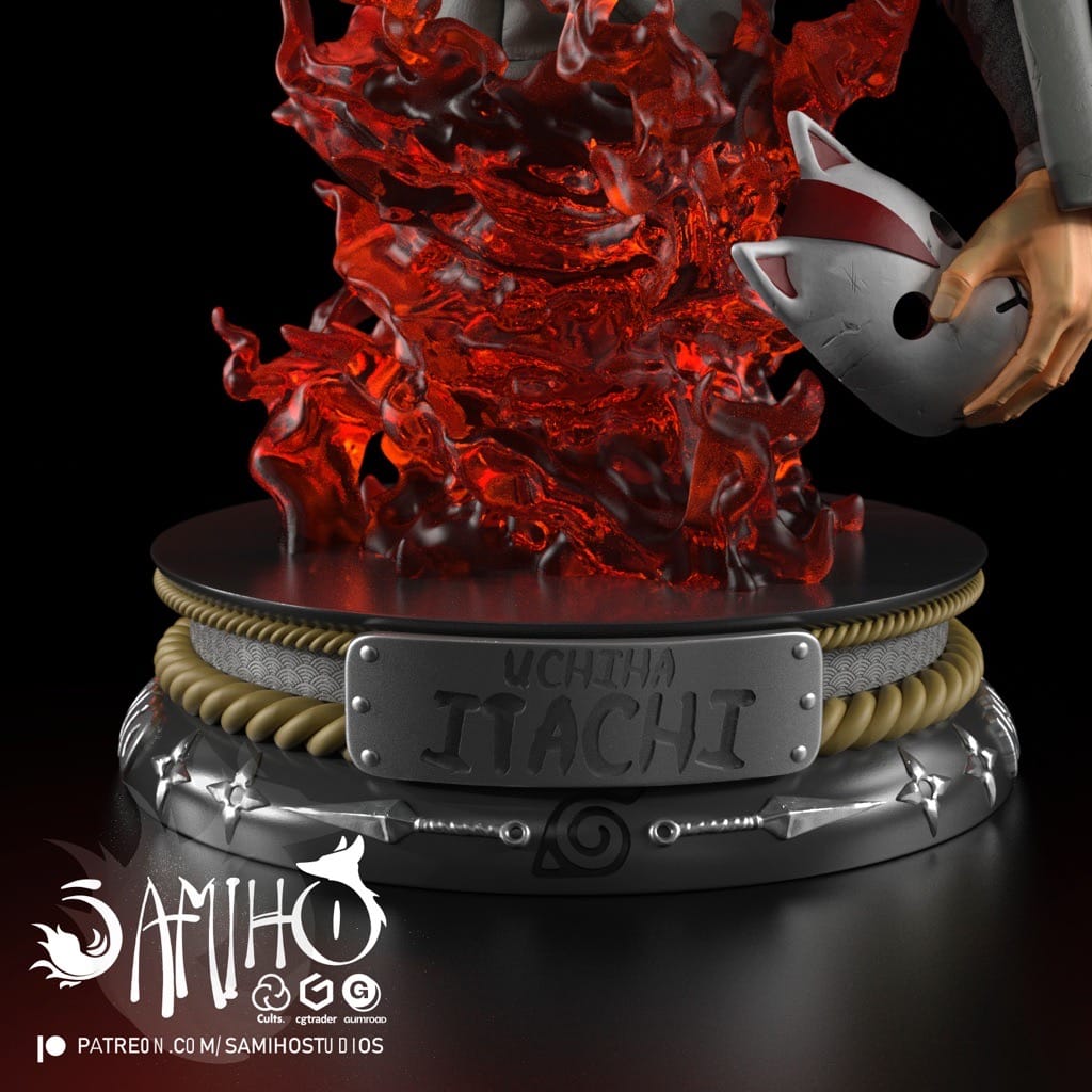 P站图纸印象馆 Samiho 火影忍者 宇智波鼬 Samiho 火影忍者 宇智波鼬