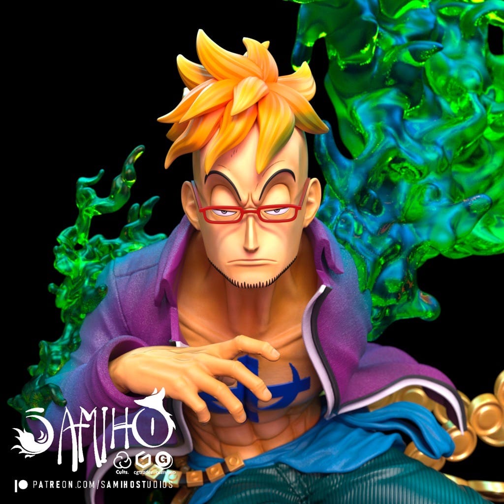 P站图纸印象馆 Samiho 海贼王 马尔科 Samiho 海贼王 马尔科