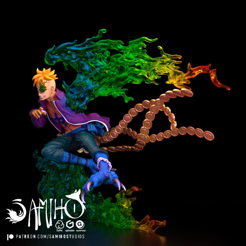 P站图纸印象馆 Samiho 海贼王 马尔科 Samiho 海贼王 马尔科