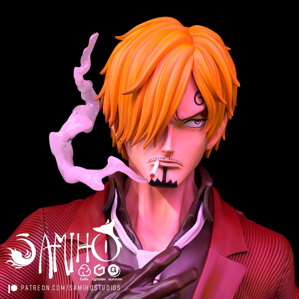 P站图纸印象馆 Samiho 海贼王 山治 Samiho 海贼王 山治