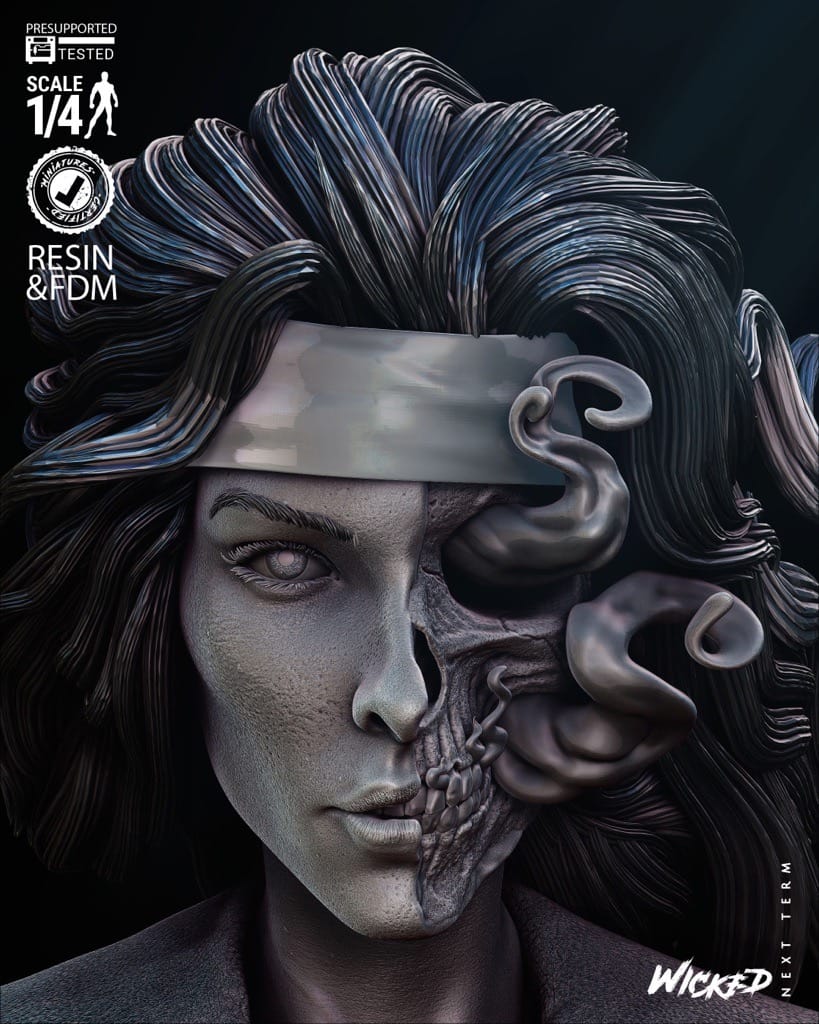 P站图纸印象馆 3DWicked 漫威 瘟疫骑士 3DWicked 漫威 瘟疫骑士