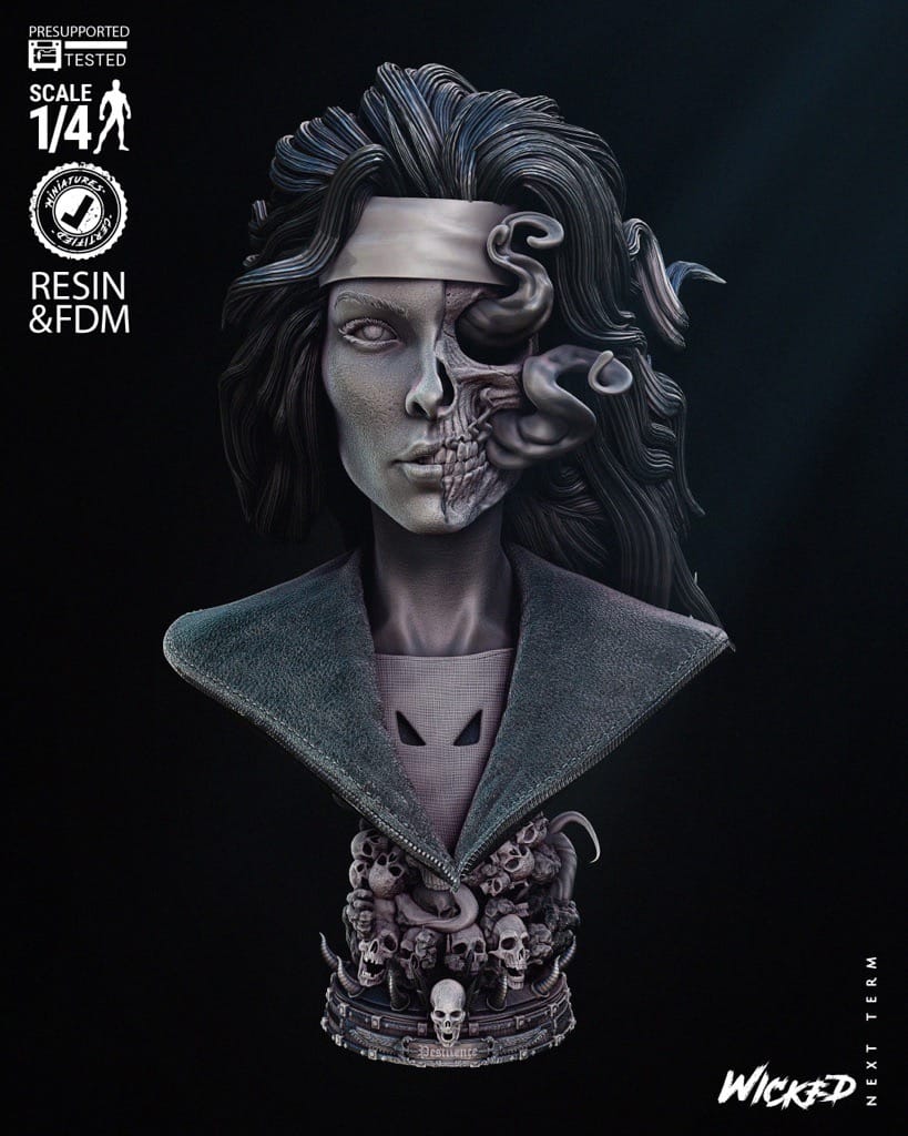 P站图纸印象馆 3DWicked 漫威 瘟疫骑士 3DWicked 漫威 瘟疫骑士