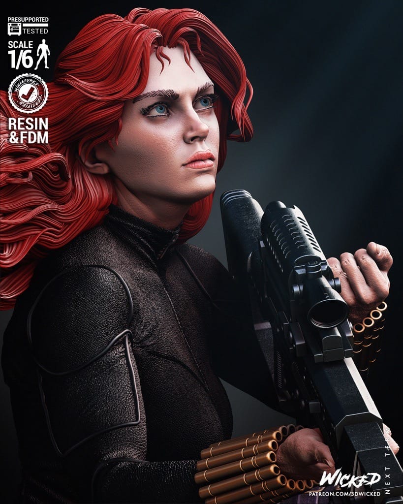 P站图纸印象馆 3DWicked 漫威 鹰眼和黑寡妇 3DWicked 漫威 鹰眼和黑寡妇