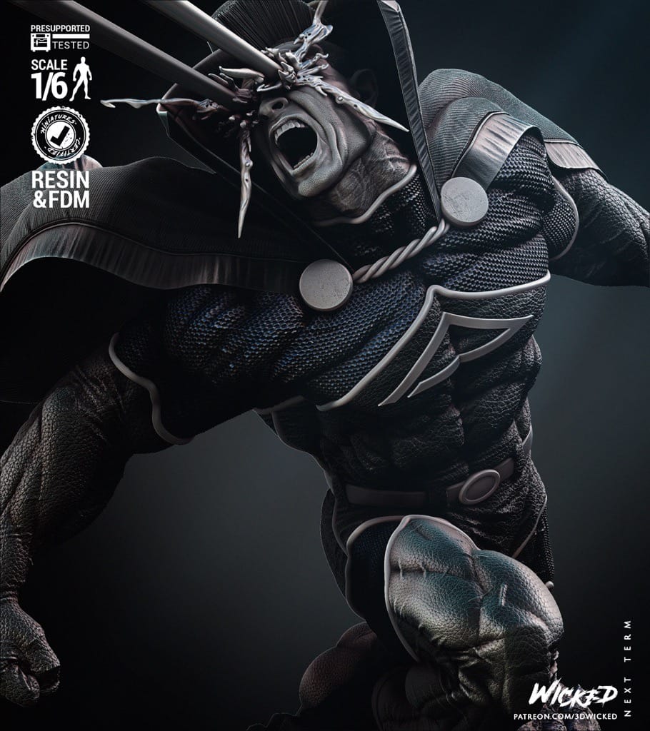 P站图纸印象馆 3DWicked 漫威 斗剑 3DWicked 漫威 斗剑