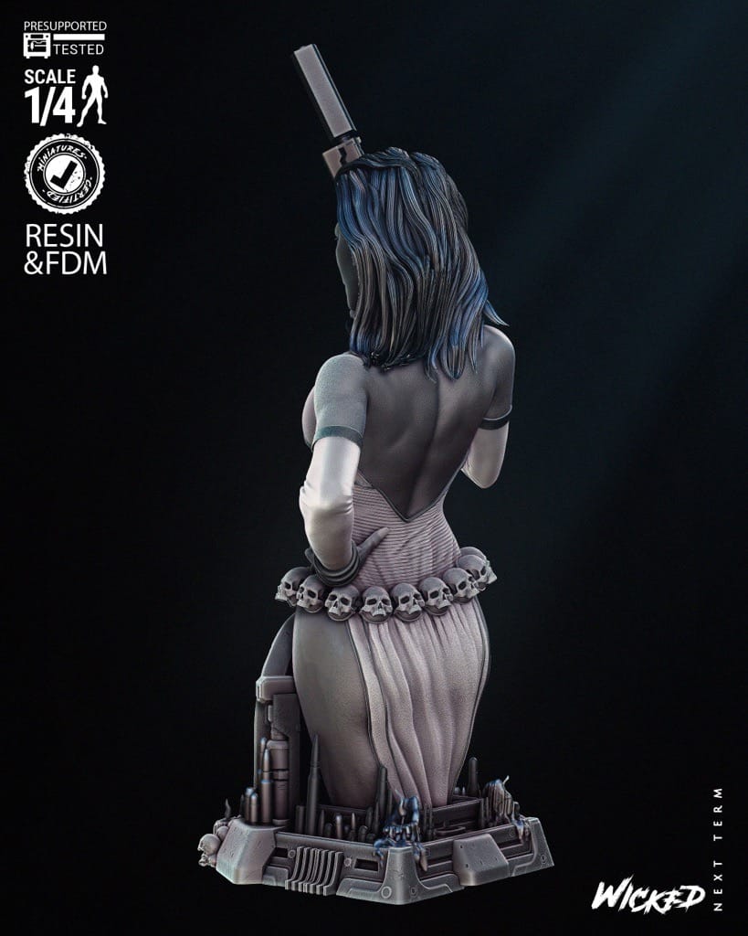 P站图纸印象馆 3DWicked 漫威 魔形女 3DWicked 漫威 魔形女