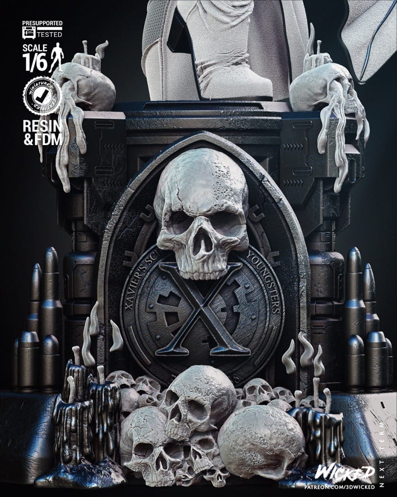 P站图纸印象馆 3DWicked 漫威 魔形女 3DWicked 漫威 魔形女