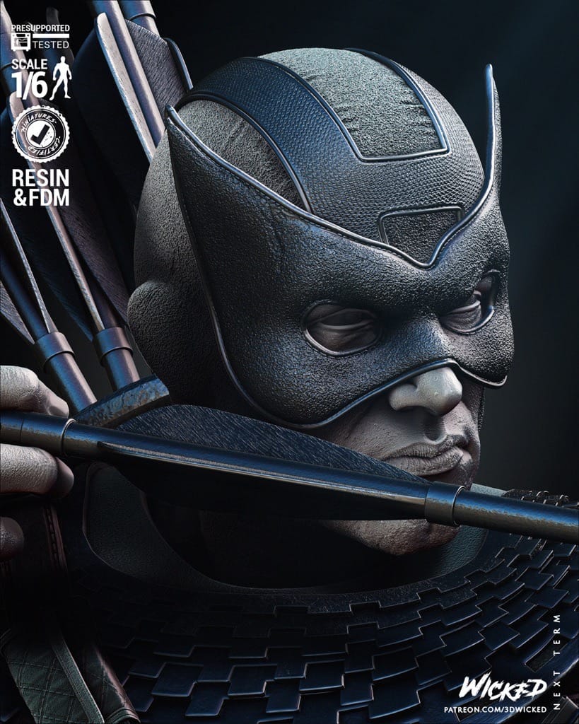 P站图纸印象馆 3DWicked 漫威 鹰眼 3DWicked 漫威 鹰眼