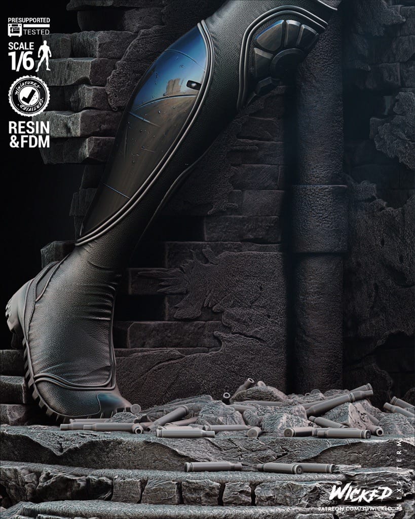 P站图纸印象馆 3DWicked 漫威 黑寡妇 3DWicked 漫威 黑寡妇