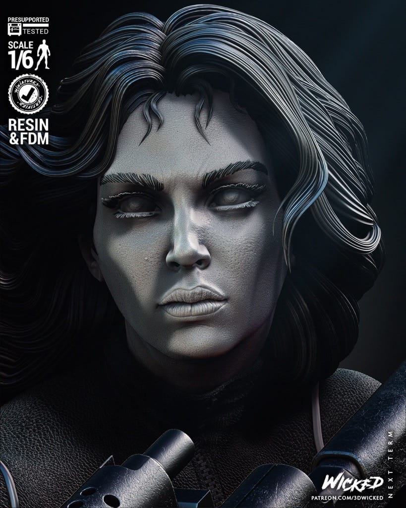 P站图纸印象馆 3DWicked 漫威 黑寡妇 3DWicked 漫威 黑寡妇
