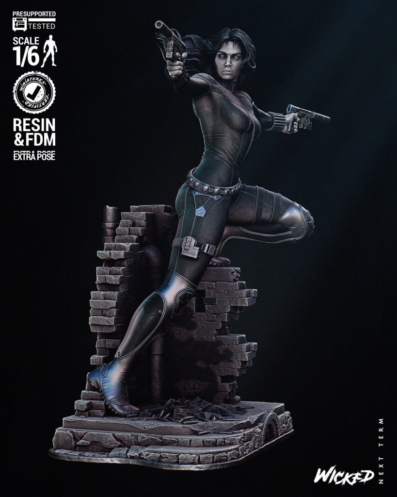 P站图纸印象馆 3DWicked 漫威 黑寡妇 3DWicked 漫威 黑寡妇