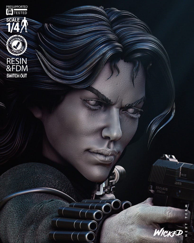 P站图纸印象馆 3DWicked 漫威 黑寡妇 3DWicked 漫威 黑寡妇